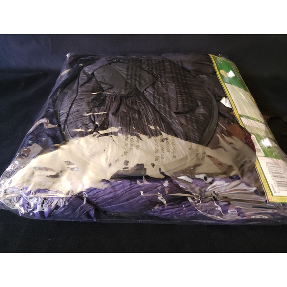 Womens Wicked Oz Movie Elphaba Deluxe Adult Large 12-14 Witch Halloween Costume - Picture 12 of 13